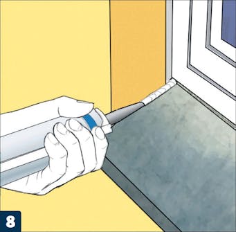 Kingspan isolasjon: Sålbenkene kles med fliser Kingspan isolasjon: Sålbenkene kles med fliser